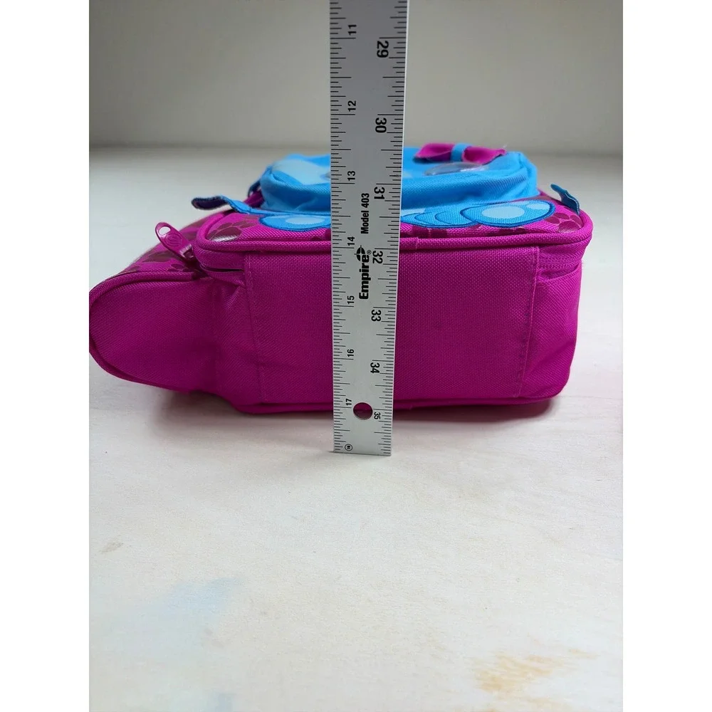 Smash Blue IQ Insulated Lunch Bag Pink Blue Cat Googly Eyes with Snack Container